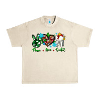 Sandshell peace love dental for Christmas Urban Heavy Tee - AdoDesignShop
