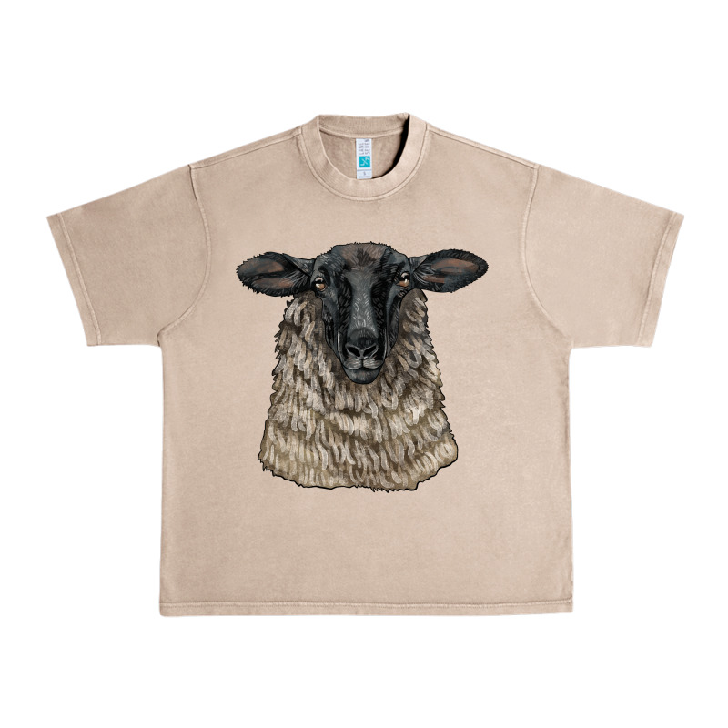 Suffolk Sheep Head Urban Heavy Tee by LillyAllenDesigns | Teevron