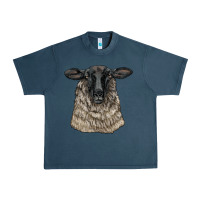 Midnight Navy Suffolk Sheep Head Urban Heavy Tee - LillyAllenDesigns