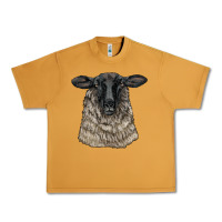 Peanut Butter Suffolk Sheep Head Urban Heavy Tee - LillyAllenDesigns