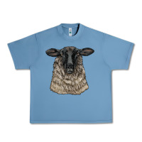 Pebble Blue Suffolk Sheep Head Urban Heavy Tee - LillyAllenDesigns