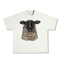 Pistachio Suffolk Sheep Head Urban Heavy Tee - LillyAllenDesigns