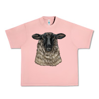 Salmon Suffolk Sheep Head Urban Heavy Tee - LillyAllenDesigns