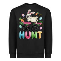 Black on the hunt easter Heavyweight Sweatshirt - MaliasSmallBusiness