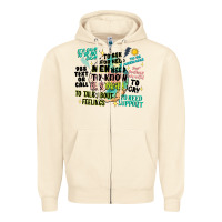 Sandshell mens mental health matters Zipper Hoodie - Artiststas