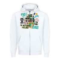 White mens mental health matters Zipper Hoodie - Artiststas