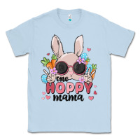 Dusty Blue one hoppy mama Classic Tee - MaliasSmallBusiness