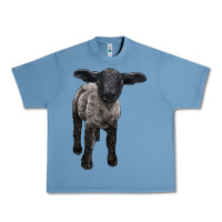 Pebble Blue suffolk baby sheep Urban Heavy Tee - LillyAllenDesigns