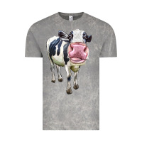 Cloud Rock Cute Holstein Vintage Tee - LillyAllenDesigns