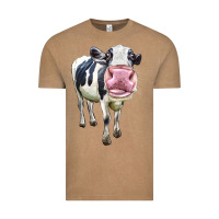Vintage Coffee Cute Holstein Vintage Tee - LillyAllenDesigns