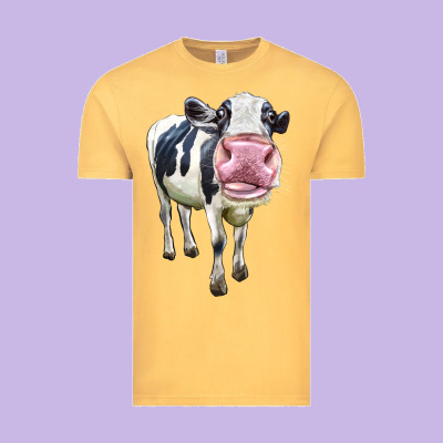 Cute Holstein Vintage Tee Designed By Lillyallendesigns