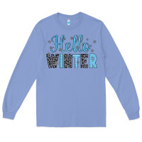 Colony Blue hello winter Long Sleeve Tee - JahusDesignShop