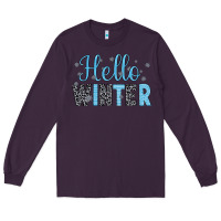Plum hello winter Long Sleeve Tee - JahusDesignShop