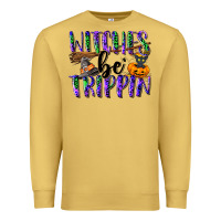 Antique Gold Witches be trippin Premium Sweatshirt - NancyCooperArtShop