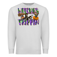 Dove Grey Witches be trippin Premium Sweatshirt - NancyCooperArtShop