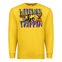 Lemon Witches be trippin Premium Sweatshirt - NancyCooperArtShop