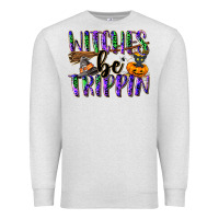 Oatmeal Heather Witches be trippin Premium Sweatshirt - NancyCooperArtShop