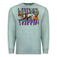 Seafoam Witches be trippin Premium Sweatshirt - NancyCooperArtShop