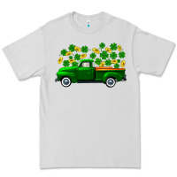 Dove Grey st patricks shamrock gold truck Premium Tee - FaDigitalArtStudio