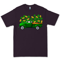 Plum st patricks shamrock gold truck Premium Tee - FaDigitalArtStudio