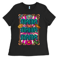 Black mama mama mama Ladies Tee - CowhideDigitalArt