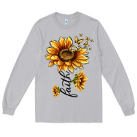 Moon Dust faith sunflower Long Sleeve Tee - MaliasSmallBusiness