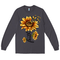 Smoke faith sunflower Long Sleeve Tee - MaliasSmallBusiness