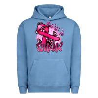 Pigment Pebble Blue Refuse to sink Cancer Urban Hoodie - FaDigitalArtStudio