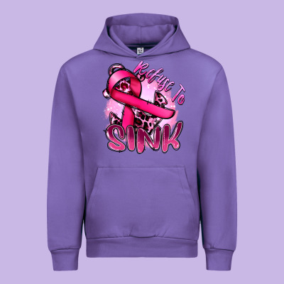 Refuse To Sink Cancer Urban Hoodie Designed By Fadigitalartstudio