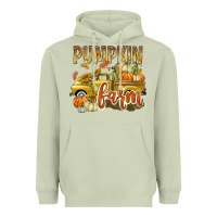 Matcha Pumpkin farm with truck Heavyweight Hoodie - texasbilliewilder