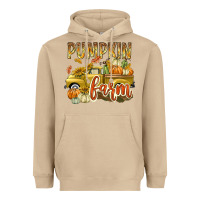 Mushroom Pumpkin farm with truck Heavyweight Hoodie - texasbilliewilder