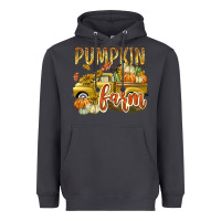 Smoke Pumpkin farm with truck Heavyweight Hoodie - texasbilliewilder