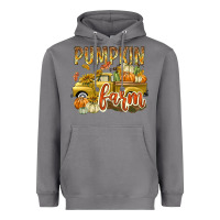 Storm Pumpkin farm with truck Heavyweight Hoodie - texasbilliewilder