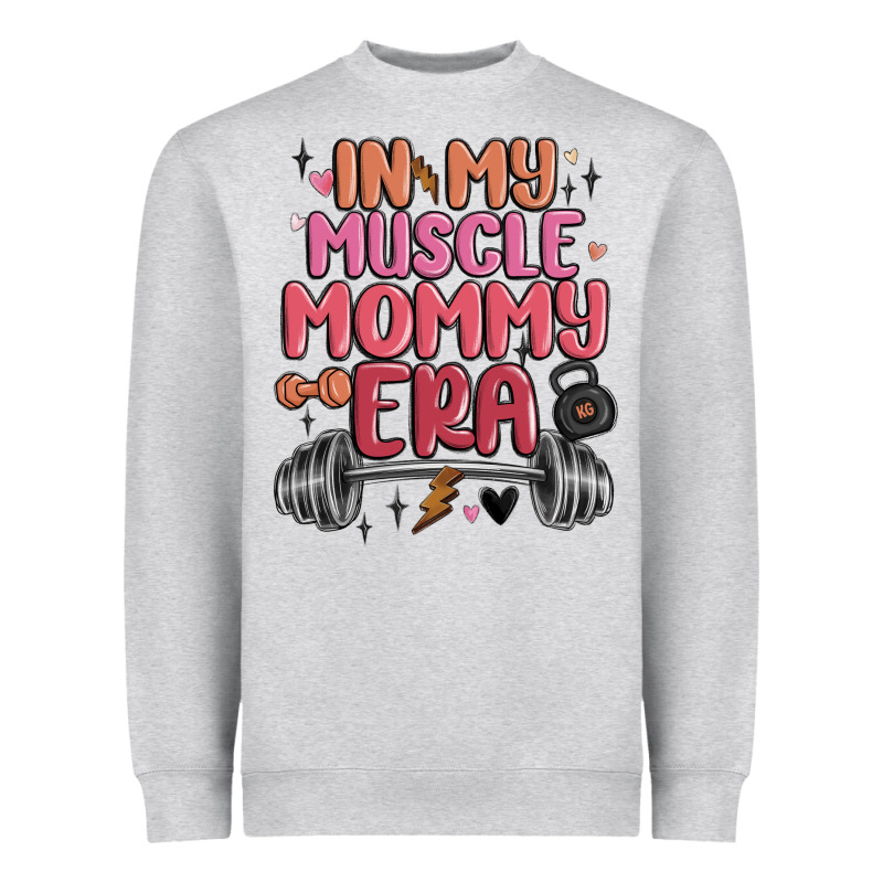 In My Muscle Mommy Era Heavyweight Sweatshirt by MaliasSmallBusiness | Teevron