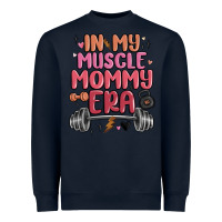 Navy in my muscle mommy era Heavyweight Sweatshirt - MaliasSmallBusiness