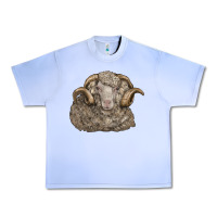 Grape Ice merino wool sheep head Urban Heavy Tee - LillyAllenDesigns