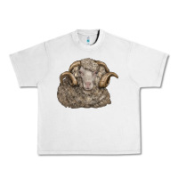 Lunar Rock merino wool sheep head Urban Heavy Tee - LillyAllenDesigns