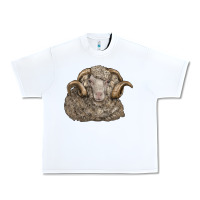 White merino wool sheep head Urban Heavy Tee - LillyAllenDesigns