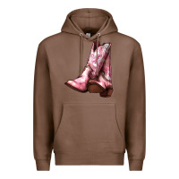 Chestnut Cowgirl boots Premium Hoodie - HowdyJamesFarm