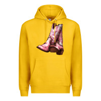 Lemon Cowgirl boots Premium Hoodie - HowdyJamesFarm
