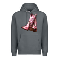 Rock Cowgirl boots Premium Hoodie - HowdyJamesFarm