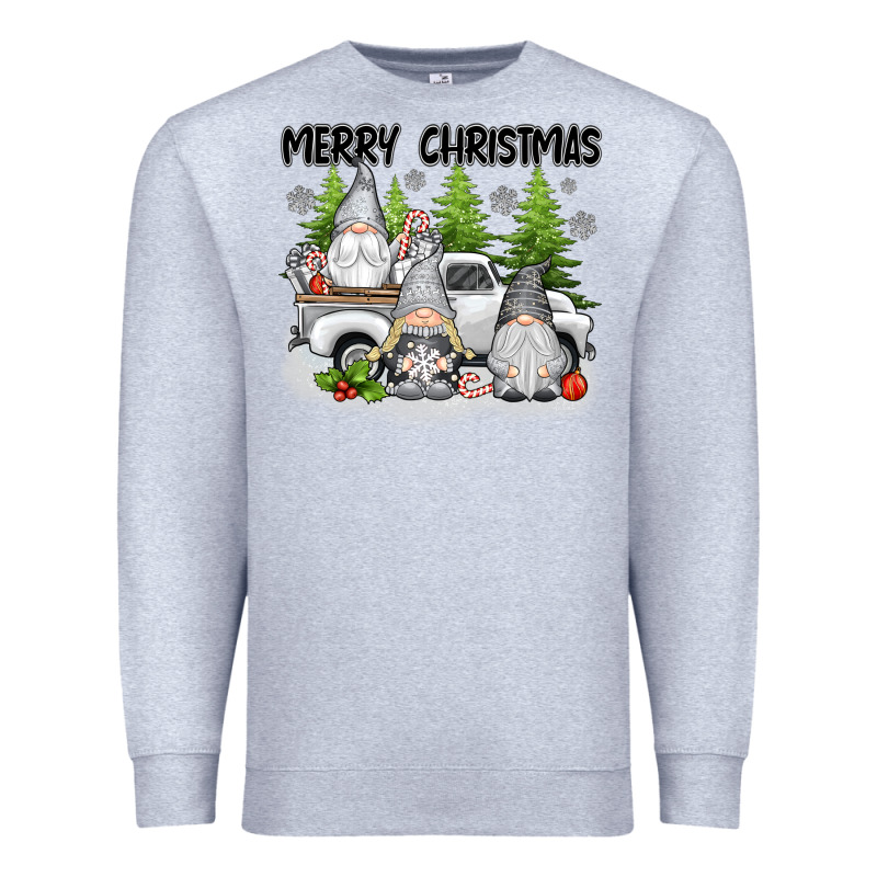 Merry Christmas Gnomes Premium Sweatshirt by texasbilliewilder | Teevron