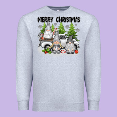 Merry Christmas Gnomes Premium Sweatshirt Designed By Texasbilliewilder