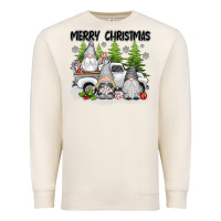 Sandshell merry christmas gnomes Premium Sweatshirt - texasbilliewilder