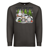 Smoke merry christmas gnomes Premium Sweatshirt - texasbilliewilder