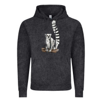 Vintage Arctic Ringtail Cat Vintage Hoodie - LillyAllenDesigns