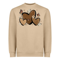Mushroom melanin hearts Heavyweight Sweatshirt - MaliasSmallBusiness