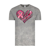 Cloud Rock breast cancer awareness heart Vintage Tee - Jasminsmagicworld