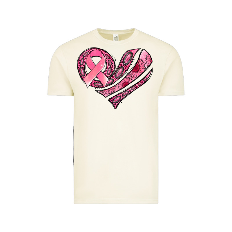 Breast Cancer Awareness Heart Vintage Tee by Jasminsmagicworld | Teevron