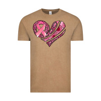 Vintage Coffee breast cancer awareness heart Vintage Tee - Jasminsmagicworld